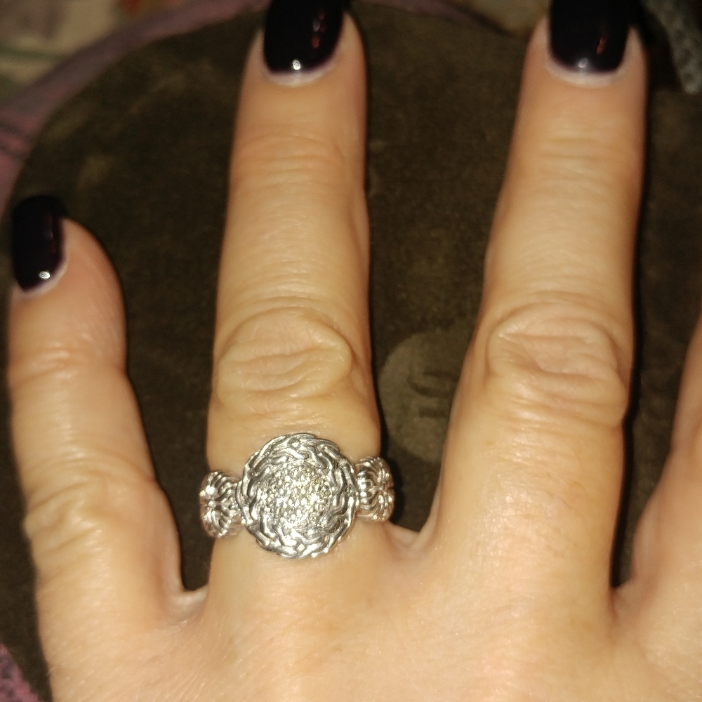 ❤SALE AUTHENTIC JOHN HARDY DIAMOND RING